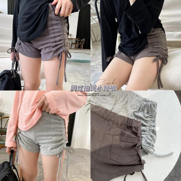 shorts 2021 girls fashion summer kids clothes 3-8 years, Black