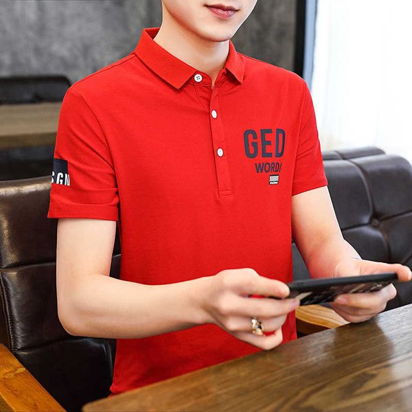 shirt summer polo 2021 korean youth cool casual lapel fashion t-shirt short sleeve men's, White;black
shirt summer polo 2021 korean youth cool casual lapel fashion t-shirt short sleeve men's, White;black
