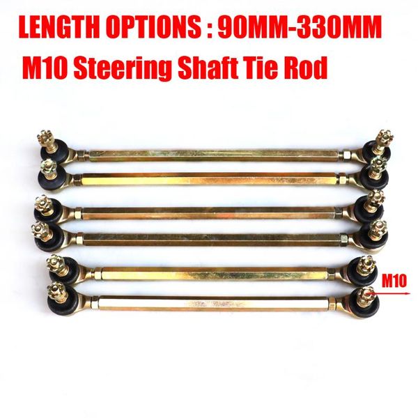 1pair 300mm 310mm 320mm m10 steering shaft tie rod with ball joint for 4 wheel kart modification atv quad 50cc-250cc handlebars
1pair 300mm 310mm 320mm m10 steering shaft tie rod with ball joint for 4 wheel kart modification atv quad 50cc-250cc handlebars