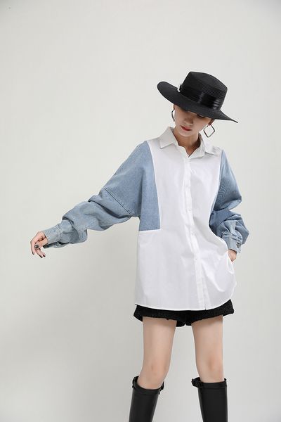 blouses msxu exterior wear women's niche retro all-match female jacket mid-length design shirts, White
blouses msxu exterior wear women's niche retro all-match female jacket mid-length design shirts, White