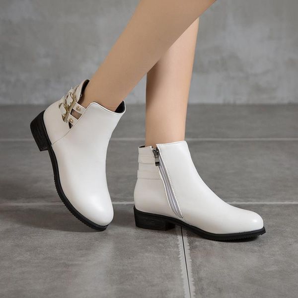 boots yqbtdl 2021 autumn white black chunky heels buckle biker daily ankle for women booties large size 34-43 ladies shoes
boots yqbtdl 2021 autumn white black chunky heels buckle biker daily ankle for women booties large size 34-43 ladies shoes