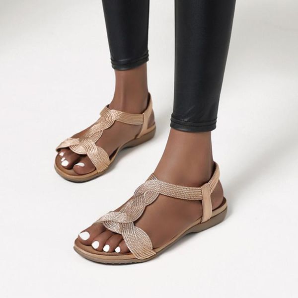 fanyuan sandals size 34-43 summer women casual shoes ladies flat gold silver bohemian, Black
fanyuan sandals size 34-43 summer women casual shoes ladies flat gold silver bohemian, Black