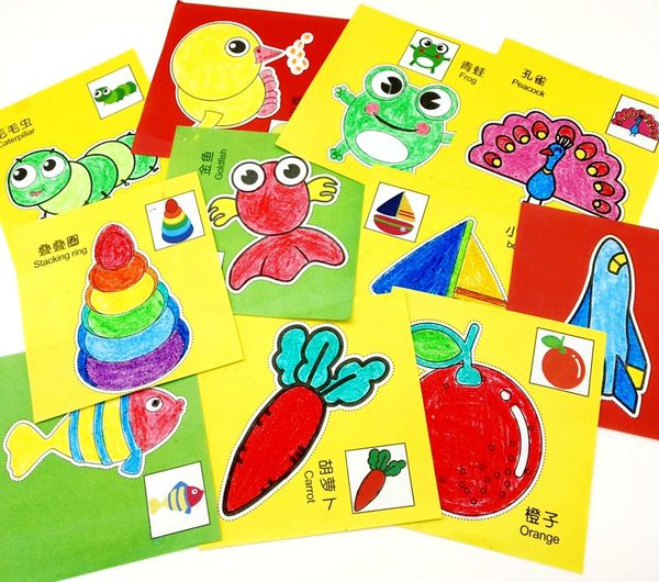 54/101 pcs kids cartoon color paper folding and cutting toys/stamps toy children kingergarden art craft diy educational toys zxh
54/101 pcs kids cartoon color paper folding and cutting toys/stamps toy children kingergarden art craft diy educational toys zxh