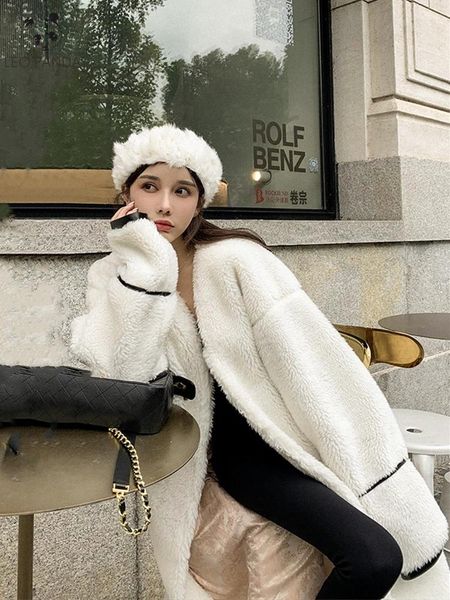 women's fur & faux fashion furry coat women fluffy warm long sleeve female outerwear autumn winter jacket hairy collarless overcoat, Black
women's fur & faux fashion furry coat women fluffy warm long sleeve female outerwear autumn winter jacket hairy collarless overcoat, Black
