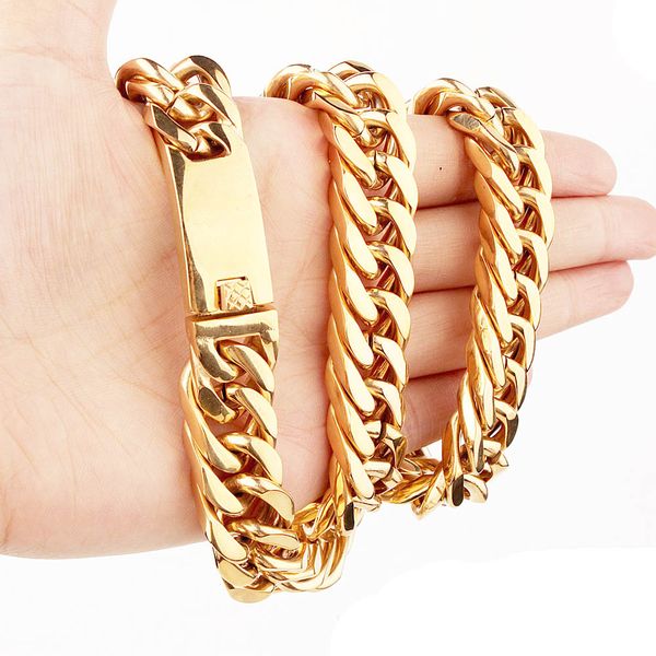 real 316l stainless steel jewelry heavy curb cuban link necklaces for men's exaggerated gold chain 60cm*1.5cm, Silver
real 316l stainless steel jewelry heavy curb cuban link necklaces for men's exaggerated gold chain 60cm*1.5cm, Silver