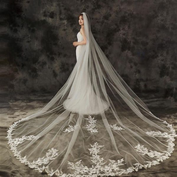 bridal veils 2021 wedding veil luxury lace edge one-layer 3m cathedral with comb, Black
bridal veils 2021 wedding veil luxury lace edge one-layer 3m cathedral with comb, Black