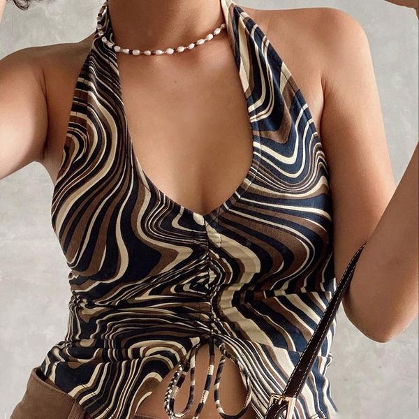 women's tanks & camis women y2k printed brown halter camisole v-neck shirring skinny corset retro summer harajuku tee bra, White
women's tanks & camis women y2k printed brown halter camisole v-neck shirring skinny corset retro summer harajuku tee bra, White