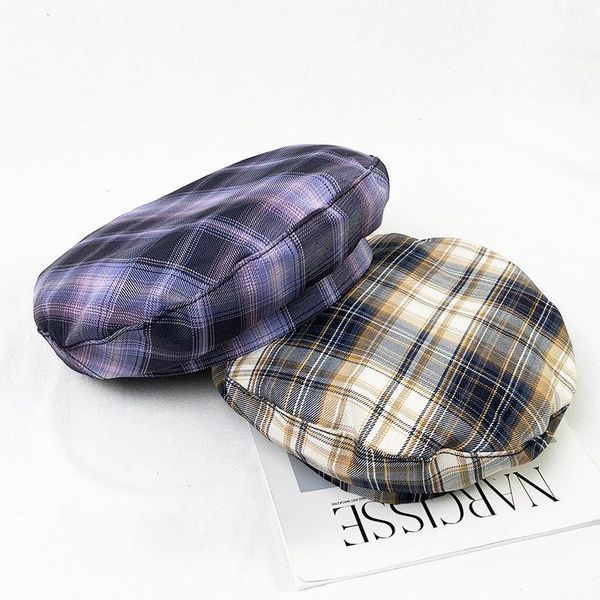 berets milk blue beret hat female summer korean thin section net red painter all-match casual plaid octagonal, Blue;gray
berets milk blue beret hat female summer korean thin section net red painter all-match casual plaid octagonal, Blue;gray