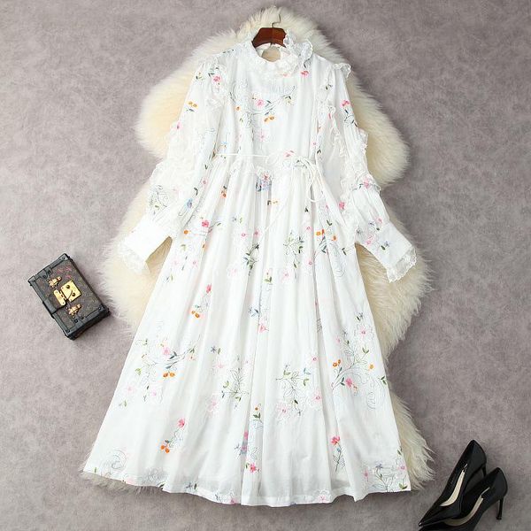 casual dresses european and american women's wear for summer 2021 long sleeved lace double neck embroidery fashion white dress, Black;gray
casual dresses european and american women's wear for summer 2021 long sleeved lace double neck embroidery fashion white dress, Black;gray