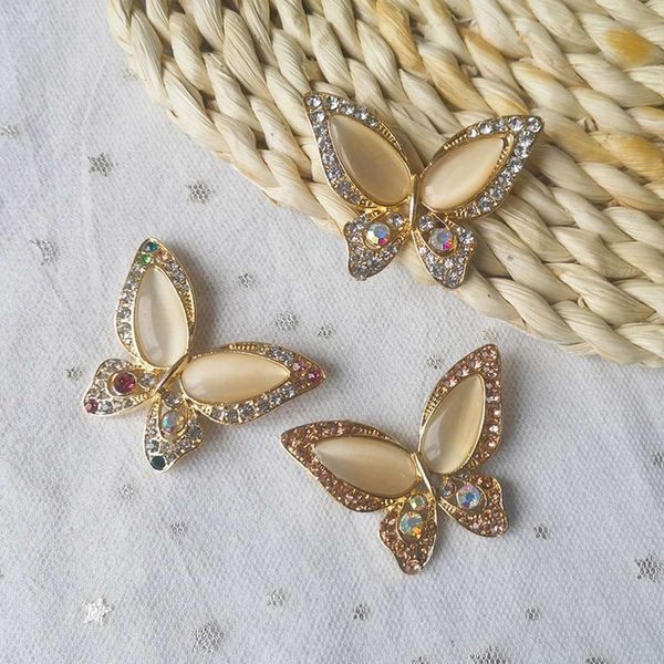 korean jewelry multicolor fashion butterfly brooch cat's eye stone scarf button set, Gray
korean jewelry multicolor fashion butterfly brooch cat's eye stone scarf button set, Gray