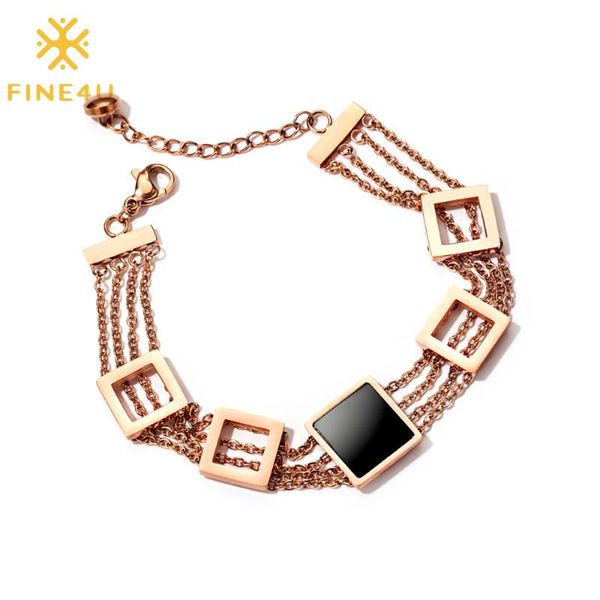 dainty multilayer link chain bracelet adjustable square charm for women girls bracelets, Golden;silver
dainty multilayer link chain bracelet adjustable square charm for women girls bracelets, Golden;silver