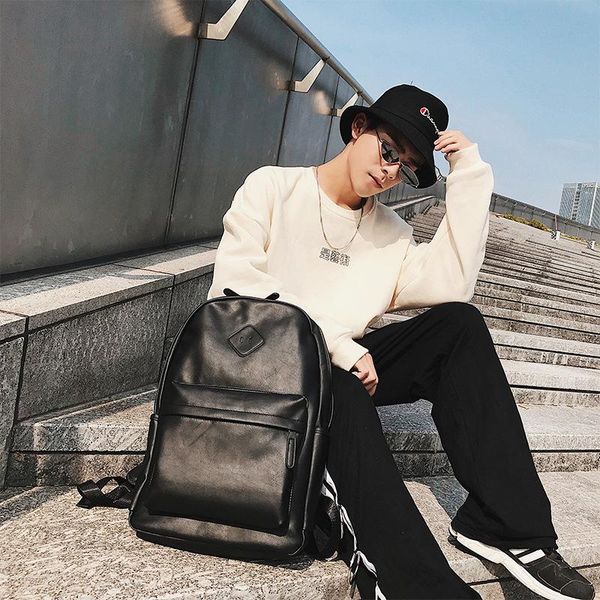 backpack vintage stylish black soft leather for man large capacity mens lapyoung travel daypack
backpack vintage stylish black soft leather for man large capacity mens lapyoung travel daypack