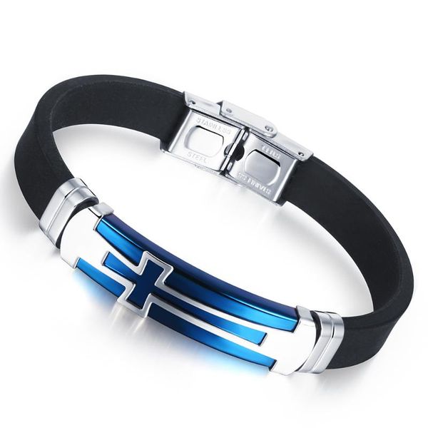 charm bracelets retro silicone bracelet men jewelry vintage wristband & bangles stainless steel jewellery male accessories pulseras, Golden;silver
charm bracelets retro silicone bracelet men jewelry vintage wristband & bangles stainless steel jewellery male accessories pulseras, Golden;silver