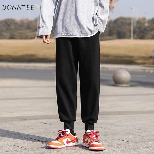 men's pants solid casual men loose soft basic sweatpants korean style elastic waist couple trendy teens spring autumn leisure simple, Black
men's pants solid casual men loose soft basic sweatpants korean style elastic waist couple trendy teens spring autumn leisure simple, Black