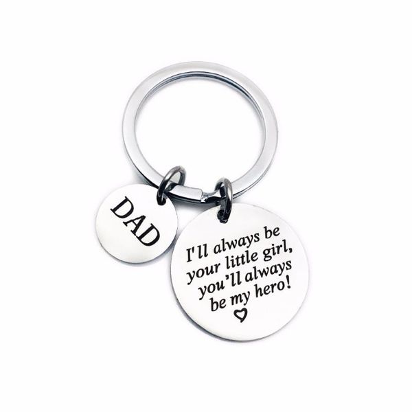 keychains dxjel keyring i'll always by your little girl you'll be my hero key chain fathers day gifts fashion jewelry accessories, Silver
keychains dxjel keyring i'll always by your little girl you'll be my hero key chain fathers day gifts fashion jewelry accessories, Silver