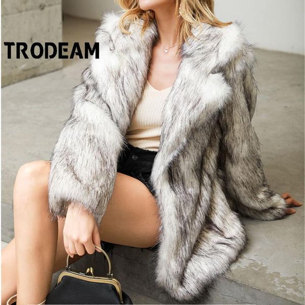 women's fur & faux trodeam 2021 autumn winter white bottom black tip mid-length furry blazer teddy coat female
women's fur & faux trodeam 2021 autumn winter white bottom black tip mid-length furry blazer teddy coat female