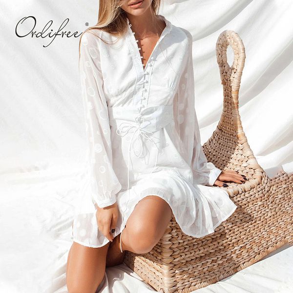 summer women chiffon mini long sleeve belted polka dot print vintage tunic beach dress 210415, Black;gray
summer women chiffon mini long sleeve belted polka dot print vintage tunic beach dress 210415, Black;gray