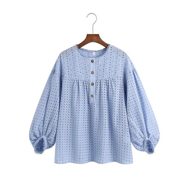 women's blouses & shirts spring/summer 2021 versatile casual loose hollow embroidery lantern sleeve white blouse
women's blouses & shirts spring/summer 2021 versatile casual loose hollow embroidery lantern sleeve white blouse