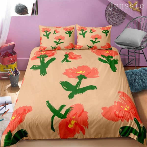 bedding sets art painting flowers duvet cover set 3d printed single double comforter with zipper drop
bedding sets art painting flowers duvet cover set 3d printed single double comforter with zipper drop