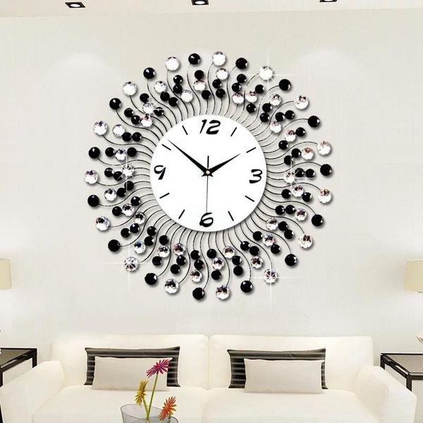 wall clocks 3d clock 120pcs diamonds modern design home decor watches living room decorative wrought iron silent big 50cm
wall clocks 3d clock 120pcs diamonds modern design home decor watches living room decorative wrought iron silent big 50cm