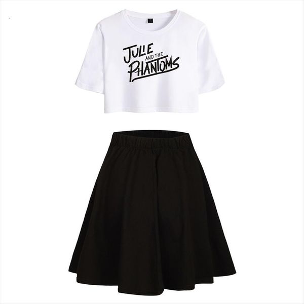 julie and the phantoms two womens tracksuits piece set short sleeve t shirt crop skirt streetwear girl outfit ladies, Gray
julie and the phantoms two womens tracksuits piece set short sleeve t shirt crop skirt streetwear girl outfit ladies, Gray