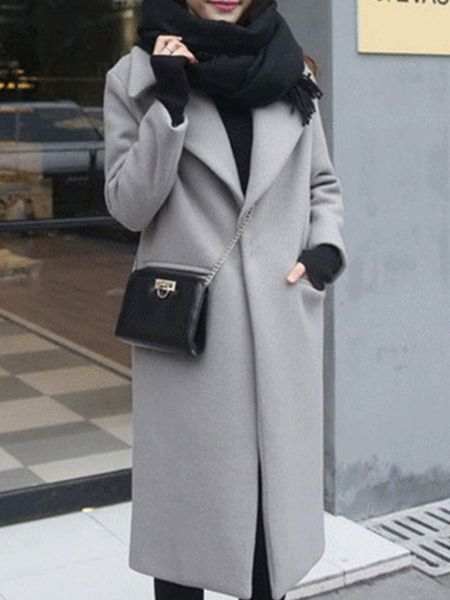women's wool & blends korean autumn winter women long overcoats 2021 thicken solid casual female outwear coats slim trun down collars, Black
women's wool & blends korean autumn winter women long overcoats 2021 thicken solid casual female outwear coats slim trun down collars, Black