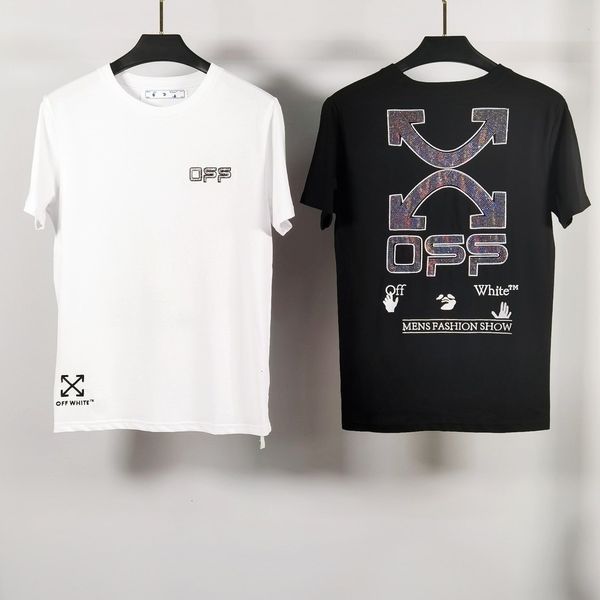 white tide brand co off branded style drill embroidery arrstyle loose short sleeve t-shirt men's and women's bf high street half, White;black
white tide brand co off branded style drill embroidery arrstyle loose short sleeve t-shirt men's and women's bf high street half, White;black