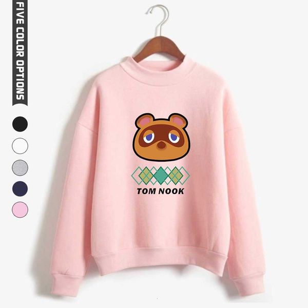 women hoodie animal crossing anime turtleneck sweatshirt women/men long sleeve sweatshirts 2021 new arrival trendy style streetwear clothes, Black
women hoodie animal crossing anime turtleneck sweatshirt women/men long sleeve sweatshirts 2021 new arrival trendy style streetwear clothes, Black