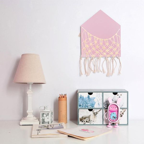 nordic home decer wall decoration storage wooden rope bag kids room wood craft decorative objects & figurines
nordic home decer wall decoration storage wooden rope bag kids room wood craft decorative objects & figurines