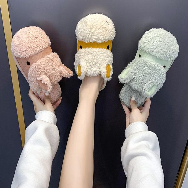 slippers 2021 fashion soft furry female autumn cute cotton plush and winter home indoor warm shoes, Black
slippers 2021 fashion soft furry female autumn cute cotton plush and winter home indoor warm shoes, Black