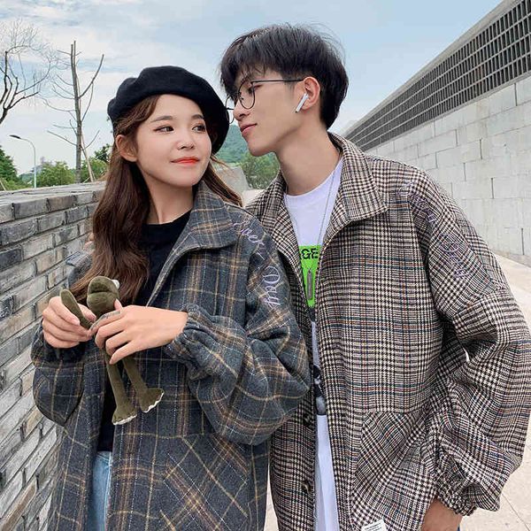 men's jackets uyuk spring preppy style lapel matching tweed check stylish embroidered jacket hombre clothes casual g4bd, Black;brown
men's jackets uyuk spring preppy style lapel matching tweed check stylish embroidered jacket hombre clothes casual g4bd, Black;brown