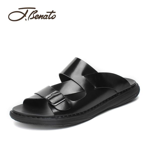 slippers j.benato 2021 summer men's casual leather non-slip beach shoes fashion wild sandals, Black
slippers j.benato 2021 summer men's casual leather non-slip beach shoes fashion wild sandals, Black