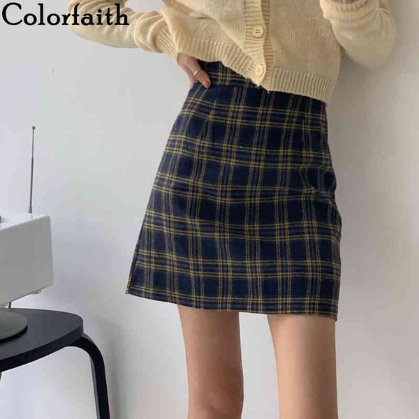 colorfaith new spring summer women skirt plaid high waist checkered a-line skater vintage package hip mini skirt sk0318 210413, Black
colorfaith new spring summer women skirt plaid high waist checkered a-line skater vintage package hip mini skirt sk0318 210413, Black