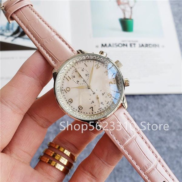 wristwatches quartz chronograph watch women multicolor leather stainless steel sapphire multi-function satch diamonds bezel, Slivery;brown
wristwatches quartz chronograph watch women multicolor leather stainless steel sapphire multi-function satch diamonds bezel, Slivery;brown
