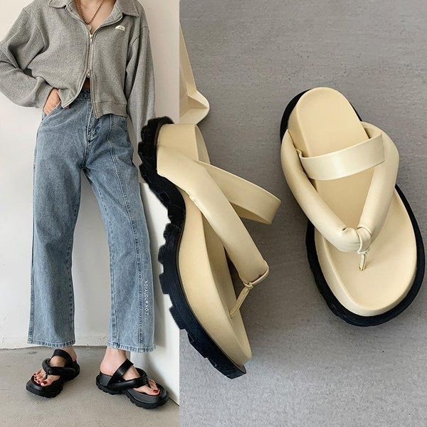 sandals 2021 luxury flip flops slippers holidays beach shoes wedge platform sandal women size 35-40, Black
sandals 2021 luxury flip flops slippers holidays beach shoes wedge platform sandal women size 35-40, Black