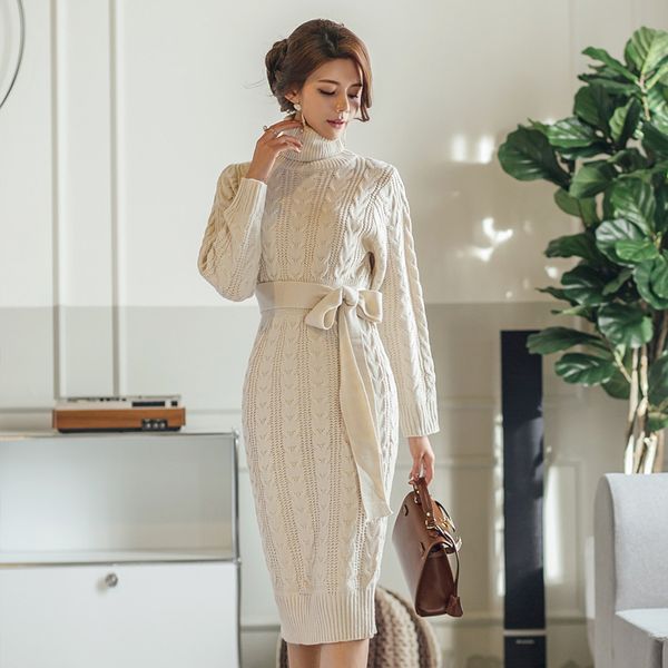 autumn winter europe and united states vintage womens wool dress thickening knit dress casual knitted sweater dresses 2021, Black;gray
autumn winter europe and united states vintage womens wool dress thickening knit dress casual knitted sweater dresses 2021, Black;gray