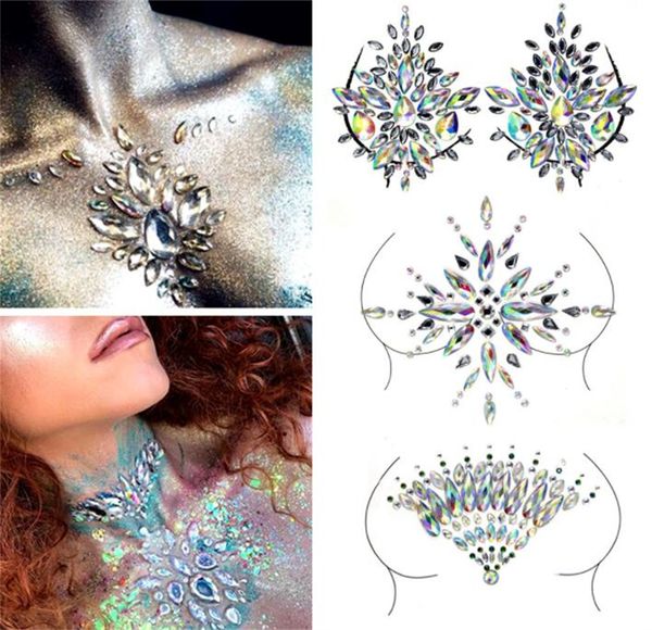 breast jewel decoration rhinestone chest sticker temporary tattoo body flash diamond adhesive for woman festival makeup, Black
breast jewel decoration rhinestone chest sticker temporary tattoo body flash diamond adhesive for woman festival makeup, Black