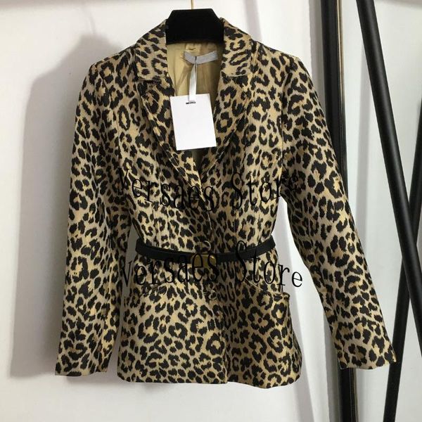 women's suits & blazers luxury design all over leopard jacquard suit jacket fashion waist closing single breasted lapel long sleeved to, White;black
women's suits & blazers luxury design all over leopard jacquard suit jacket fashion waist closing single breasted lapel long sleeved to, White;black