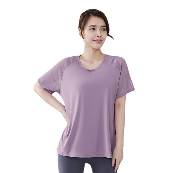 women clothing te t-shirts tracksuit summer womens yoga short-sleeved fitns sports net fight yarn fast-drying breathable beautiful, White
women clothing te t-shirts tracksuit summer womens yoga short-sleeved fitns sports net fight yarn fast-drying breathable beautiful, White