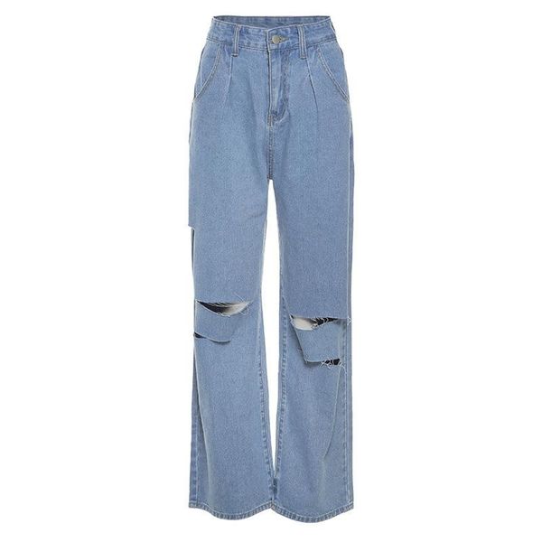 summer fashion women high waist slim ripped hole casual woman jeans baggy women's, Blue
summer fashion women high waist slim ripped hole casual woman jeans baggy women's, Blue