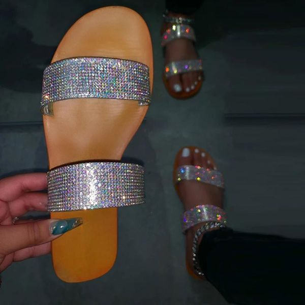 slippers 2021 summer women crystal glitter flat soft bling female candy color flip flops outdoor ladies slides beach shoes, Black
slippers 2021 summer women crystal glitter flat soft bling female candy color flip flops outdoor ladies slides beach shoes, Black