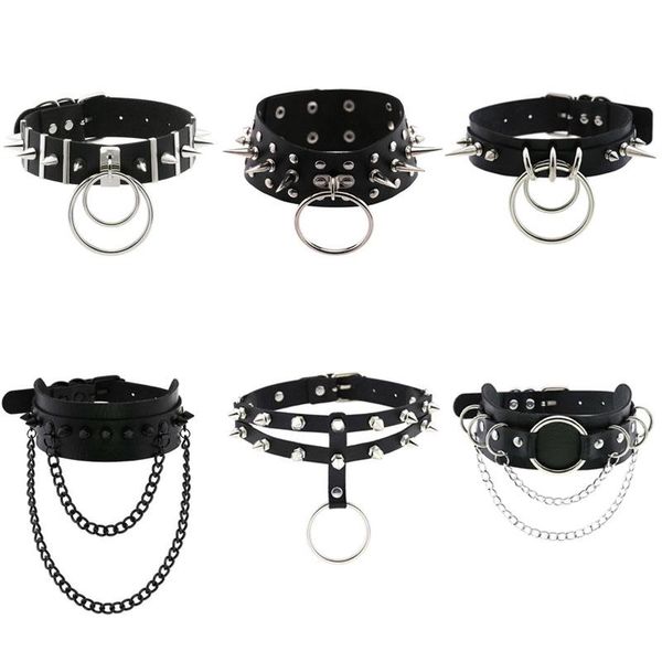 chokers gothic round leather choker necklace for women men harajuku anime collar chain cosplay dark streetwear punk jewelry, Golden;silver
chokers gothic round leather choker necklace for women men harajuku anime collar chain cosplay dark streetwear punk jewelry, Golden;silver