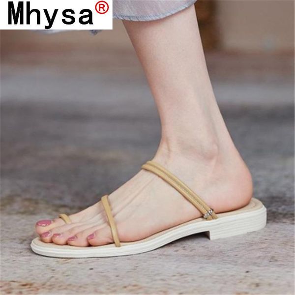 sandals casual flat slippers women 2021 summer flip flops narrow band soft leather flats designer beach slides shoes 35-40, Black
sandals casual flat slippers women 2021 summer flip flops narrow band soft leather flats designer beach slides shoes 35-40, Black