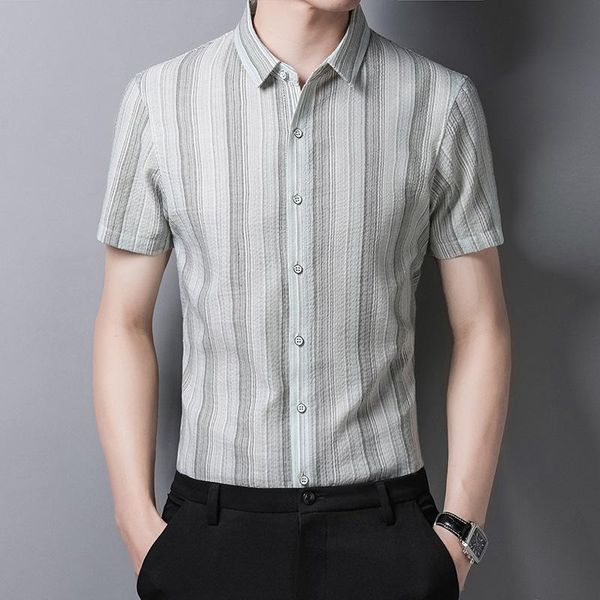 men's t-shirts isurvivor 2021 summer linen square collar short sleeve shirt cotton striped business casual top, White;black
men's t-shirts isurvivor 2021 summer linen square collar short sleeve shirt cotton striped business casual top, White;black