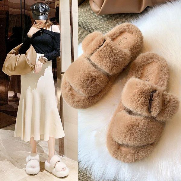 slippers women's increase thick bottom winter warmth plush cotton drag anti-collision open toe home and outdoor sandals, Black
slippers women's increase thick bottom winter warmth plush cotton drag anti-collision open toe home and outdoor sandals, Black