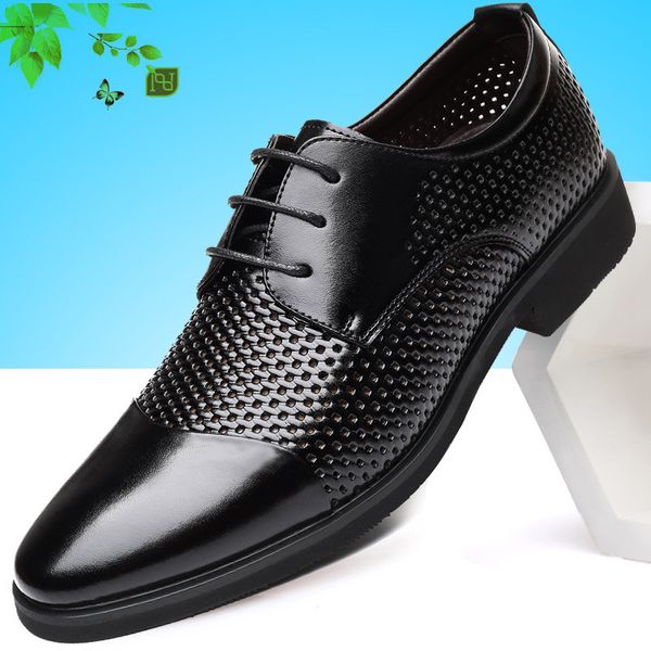 men's sandals 2021 summer hollow breathable leather busins drs sho men's casual, Black
men's sandals 2021 summer hollow breathable leather busins drs sho men's casual, Black