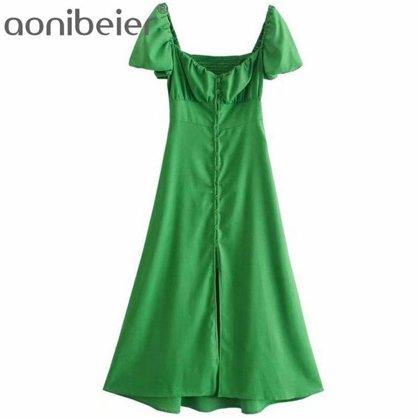 casual dresses aonibeier green puff sleeve shirred back high waist single breasted split front woman linen midi dress 2021 summer, Black;gray
casual dresses aonibeier green puff sleeve shirred back high waist single breasted split front woman linen midi dress 2021 summer, Black;gray