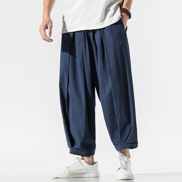men's wide crotch trousers chinese style casual harem pants 2021 autumn solid streetwear oversize man plus size 5xl, Black
men's wide crotch trousers chinese style casual harem pants 2021 autumn solid streetwear oversize man plus size 5xl, Black