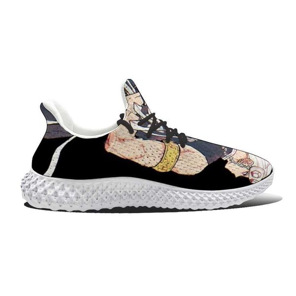 spring uzui tengen anime pattern flat casual running shoes8t5o