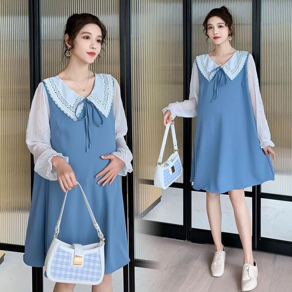 maternity dresses 0805# dress spring autumn long sleeves patchwork easy matching loose stylish for pregnant women mom, White
maternity dresses 0805# dress spring autumn long sleeves patchwork easy matching loose stylish for pregnant women mom, White